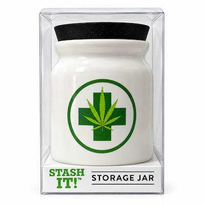 Leaf Stash Jar